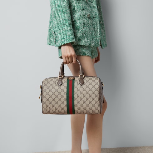 Bolso Boston Ophidia tamaño grande