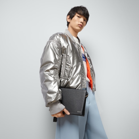 Cartera de mano logotipo Gucci tamaño pequeño