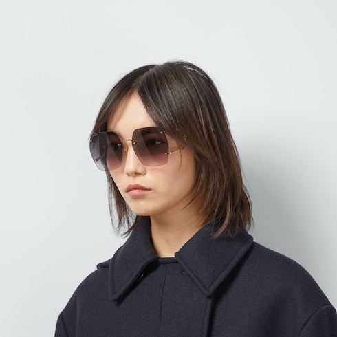 Geometric frame sunglasses