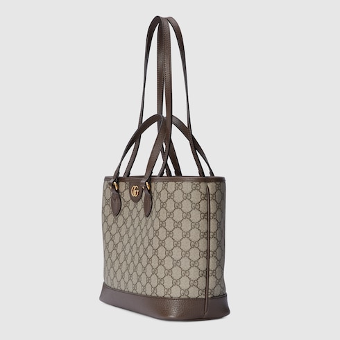 Gucci Men's Ophidia Leather-trimmed Tote Bag