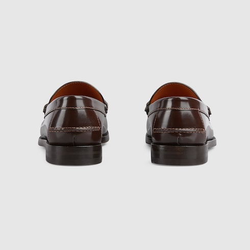 Brown gucci loafers 2024 mens