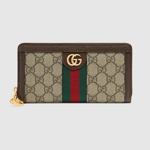 Ophidia GG zip around wallet