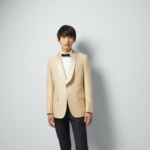 Silk jacquard jacket outlet