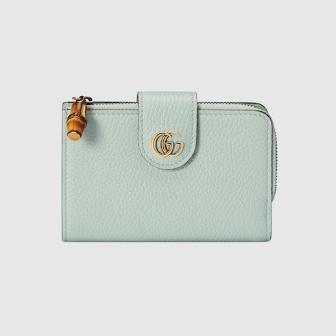 Medium Double G wallet with bamboo