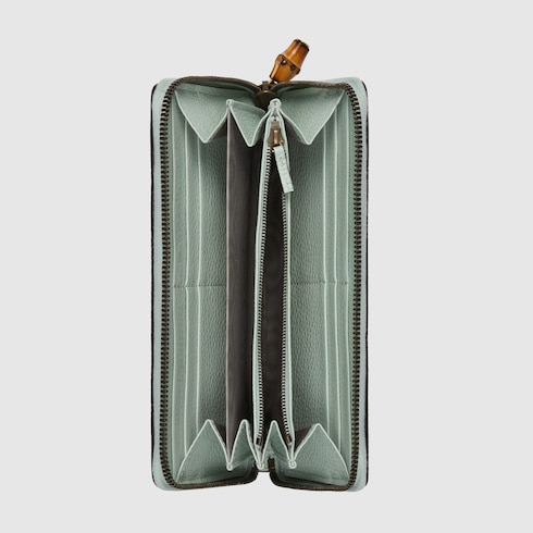 Zip around wallet with bamboo