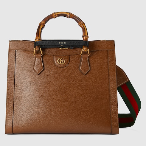 Gucci Diana medium tote bag in cuir leather GUCCI GR