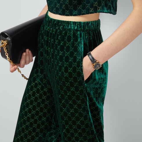 Pantalon en velours GG