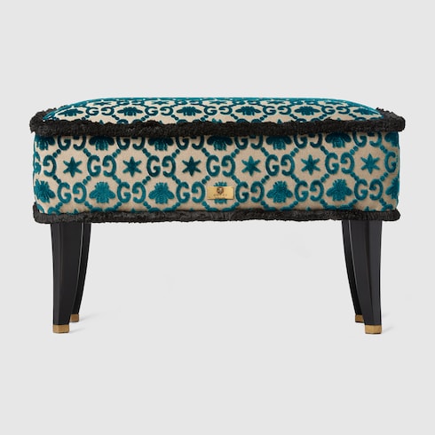 Sgabello con motivo GG jacquard