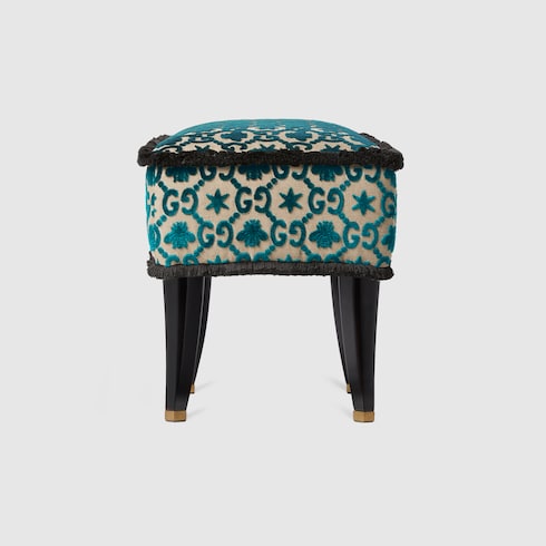Sgabello con motivo GG jacquard