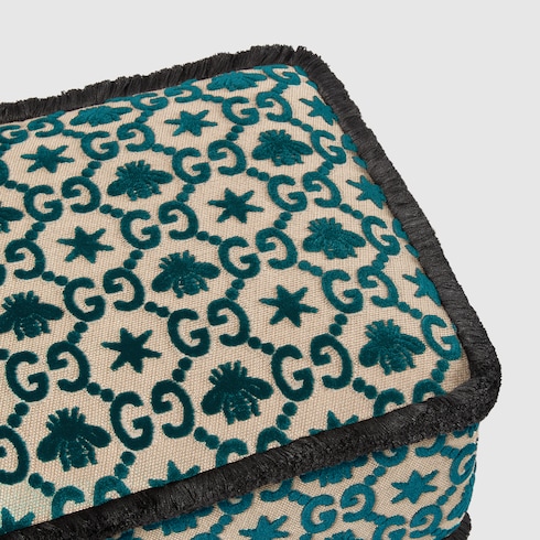 Sgabello con motivo GG jacquard