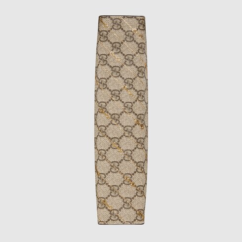 Pouch with Horsebit print