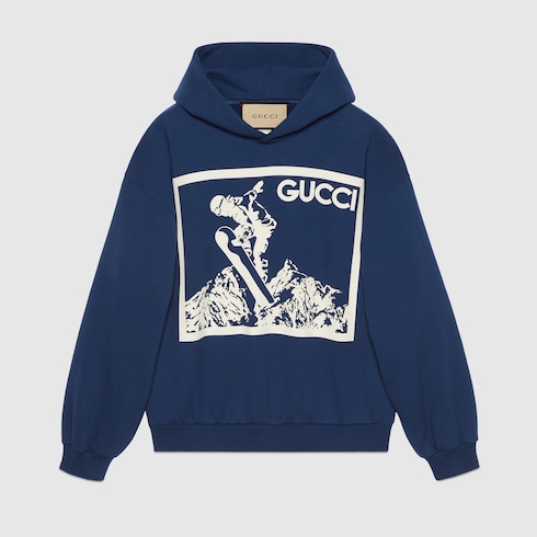 Gucci cities hooded store sweatshirt