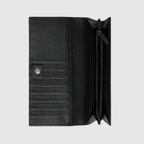 Cartera para monedas larga con logotipo Gucci