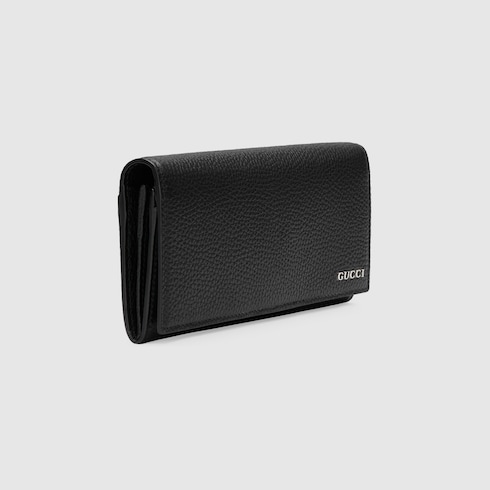 Long coin wallet with Gucci logo