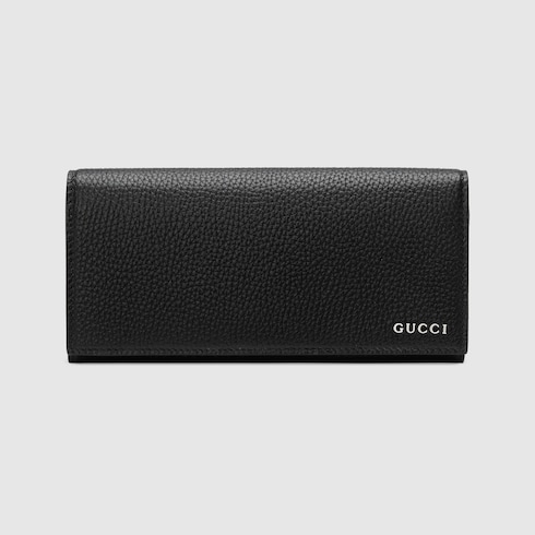 Long coin wallet with Gucci logo
