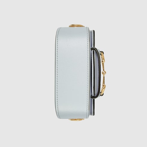 Gucci Horsebit 1955 super mini bag in light blue leather GUCCI Australia