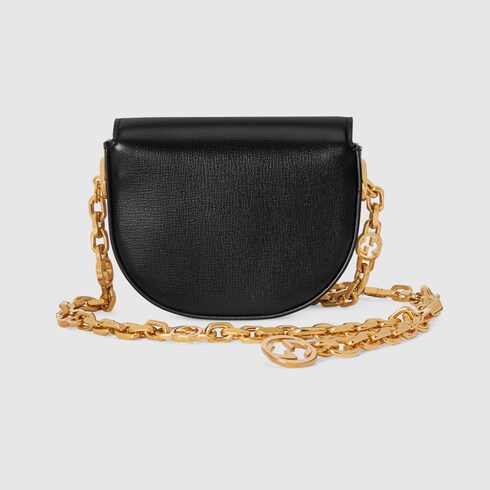 Gucci Horsebit 1955 mini belt bag in black leather GUCCI UK