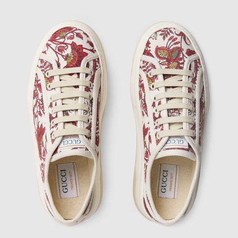 Gucci floral trainers hotsell