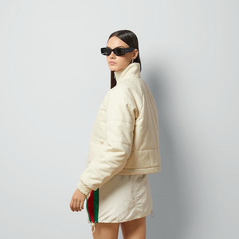 Chaqueta bomber de lona GG
