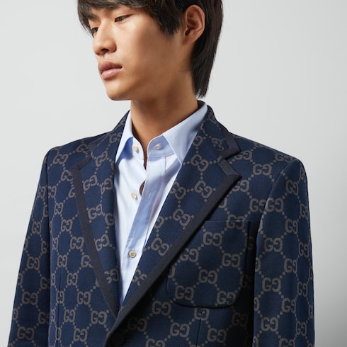 Veste en coton à motif GG