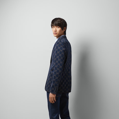 Veste en coton à motif GG