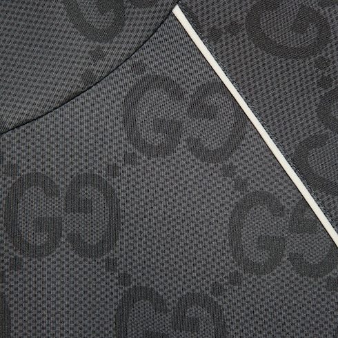 Giacca Jumbo GG con zip e nastro Web