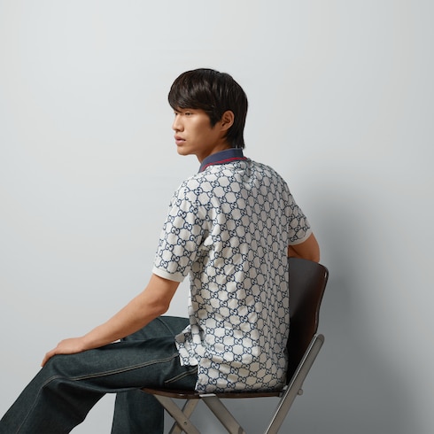 GG stretch cotton polo