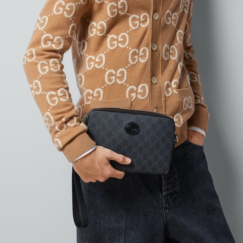 Shoulder bag with Interlocking G