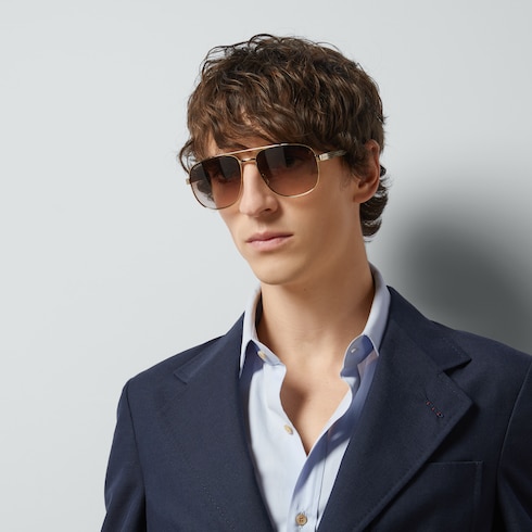 Lunettes de soleil à monture navigateur