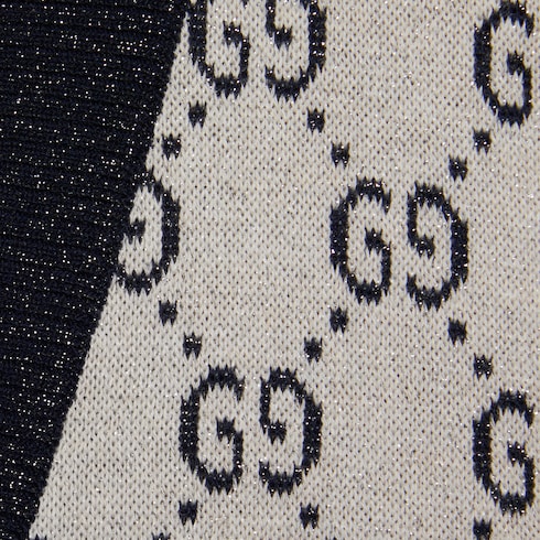 Cardigan en jacquard de coton GG