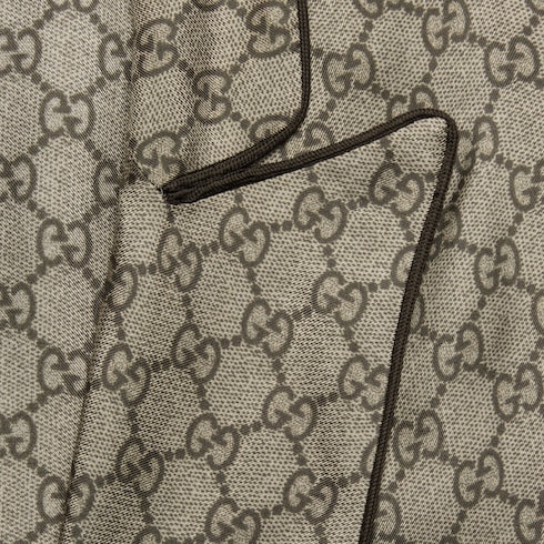 Chemise en soie à imprimé GG Supreme