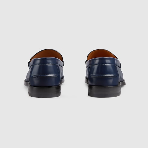 Mens navy gucci loafers outlet