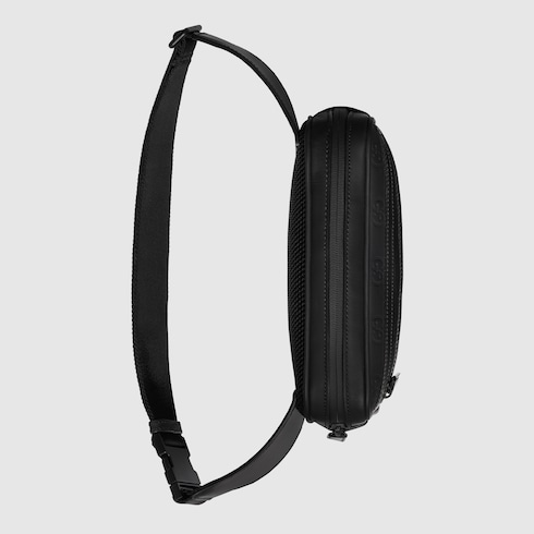 Sac ceinture effet caoutchouc petit format