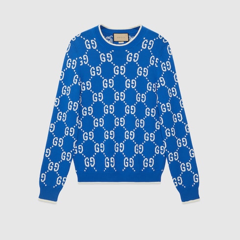 Gucci jumper blue sale