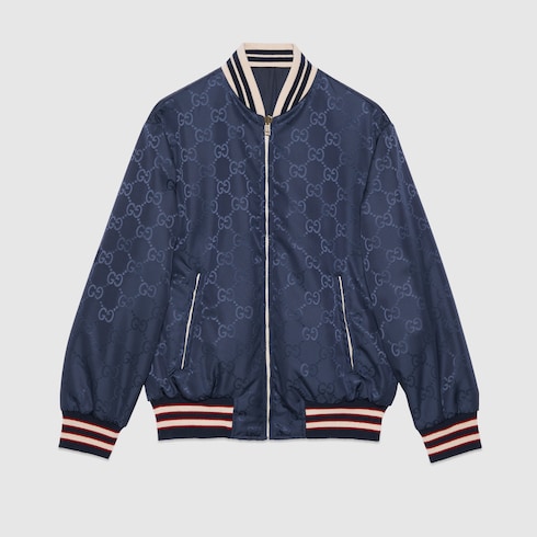 Chaqueta de lona de nylon reversible