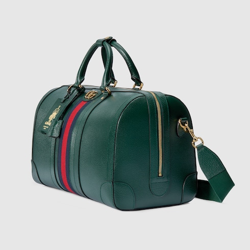 Sac de voyage Gucci Savoy taille moyenne en cuir vert GUCCI Canada