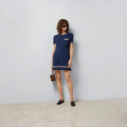 Gucci dress blue shop