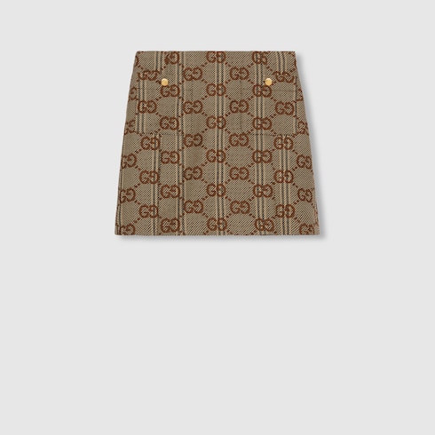 Tan gucci cheap skirt