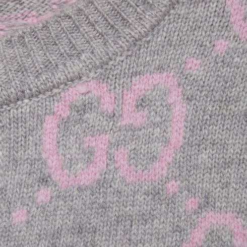GG knit wool cardigan in Black Ready-to-wear | GUCCI® SI