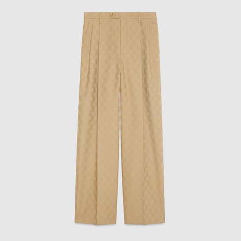 GG wool jacquard trousers Detail 2