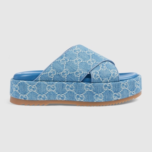 Navy blue gucci slides online