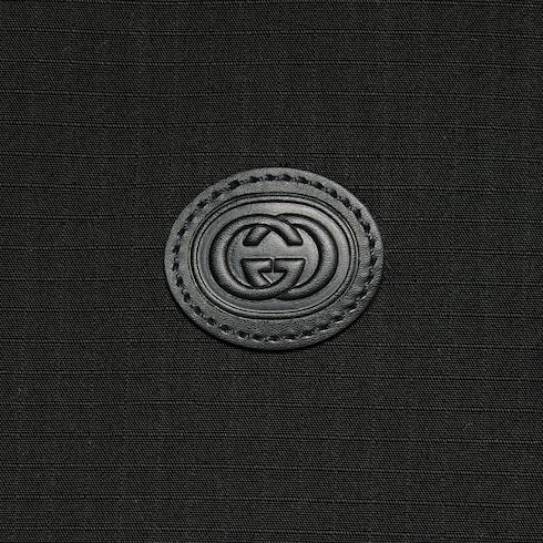 Giacca reversibile in nylon ripstop GG