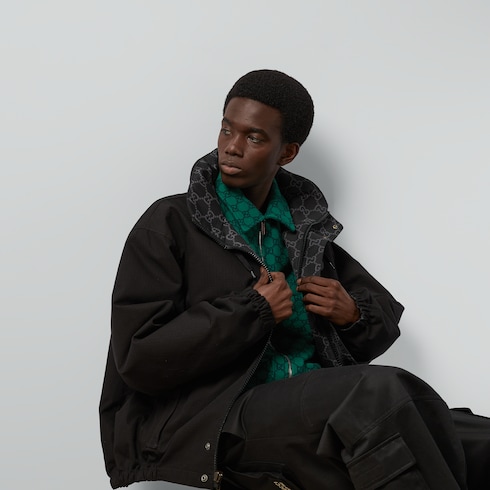 Veste réversible en nylon indéchirable GG