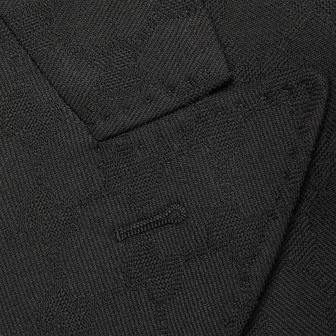 Chaqueta de jacquard de lana con GG