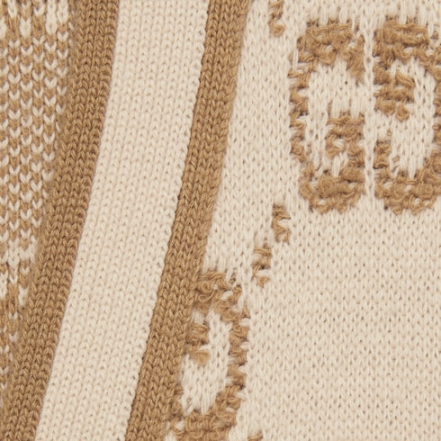 Cardigan in lana GG jacquard bouclé
