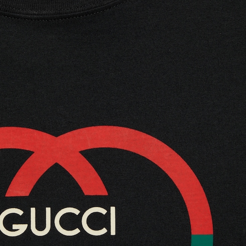 Black and hot sale red gucci shirt