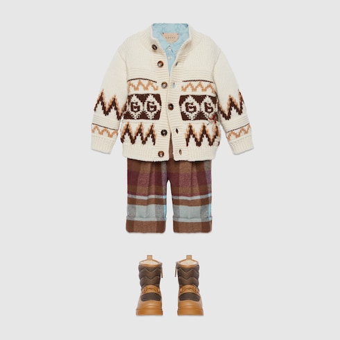 Baby GG stars viscose cotton shirt