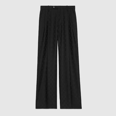 GG wool jacquard trouser Detail 2