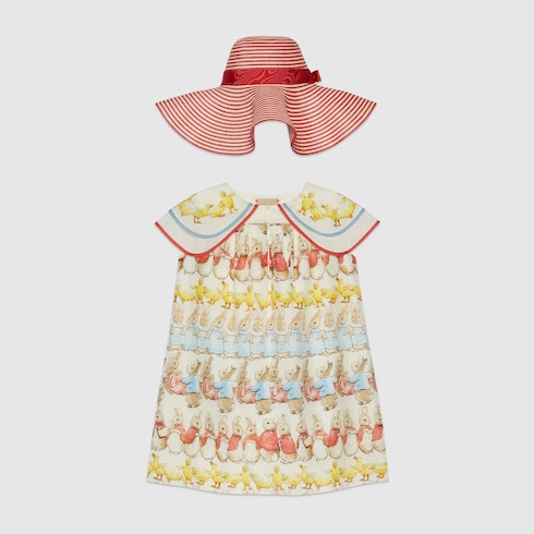 Peter Rabbit™ x Gucci printed dress Detail 3