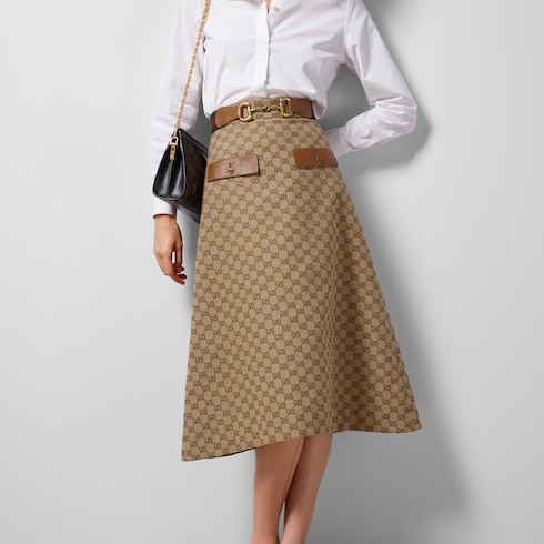 GG canvas skirt